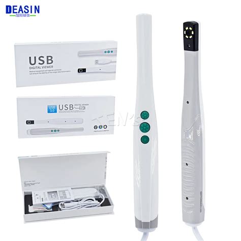 Câmera intraoral usb oral dental endoscópio 6 leds luz de casa usb