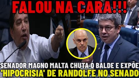 Magno Malta Confronta Randolfe E Exp E Hipocrisia Petista Em Debate