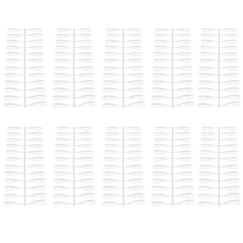 Drfeify Bâtons déchantillons dongles 240pcs Nail Sticks Transparent