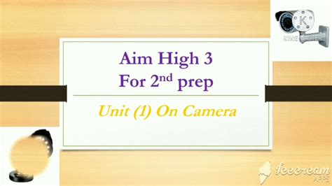 Aim High 3 Unit1a Youtube