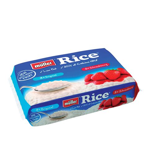 Muller Rice Strawberry & Original 6x190g - Centra