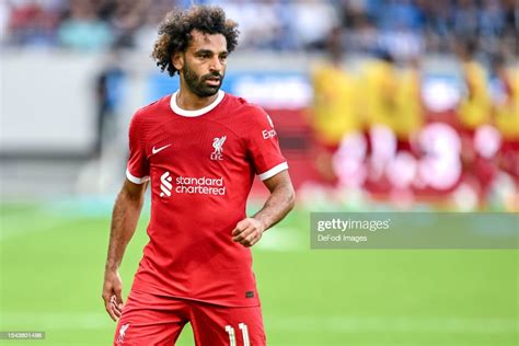 Mohamed Salah of Liverpool FC Looks on during the pre-season friendly ...