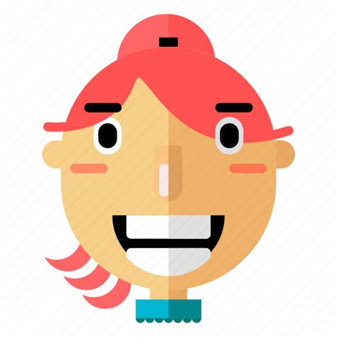 Avatar Girl People Profile Smiley User Woman Icon