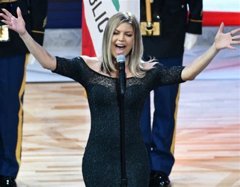 Fergie's national anthem performance did not go down well.