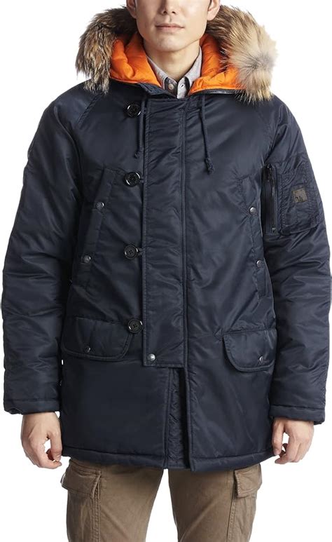 Amazon スピワック SPIEWAK N3B SNORKEL PARKA SX323 001 AIR FORCE ネイビー M