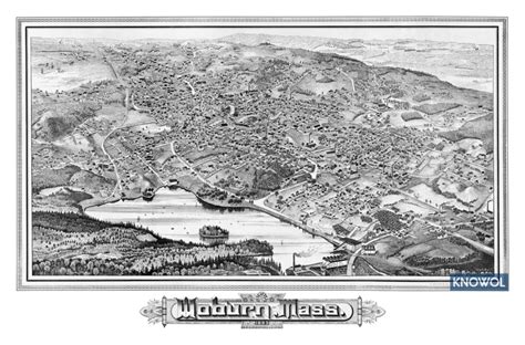 Beautifully detailed map of Woburn, Massachusetts in 1883 - KNOWOL