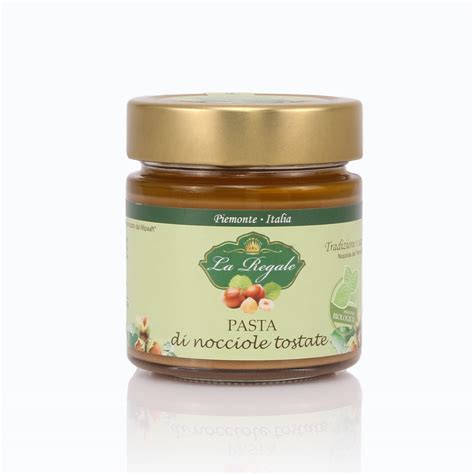 Organic Roasted Hazelnut Paste La Regale Nocciola Piemonte IGP