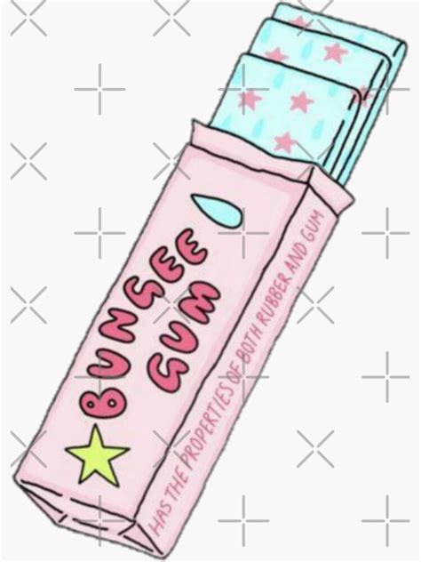 "Bungee Gum" Sticker by Maroob | Redbubble