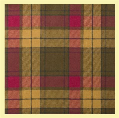 Macmillan Old Weathered Lightweight Reiver 10oz Tartan Wool Fabric Wool Tartan Fabric Wool