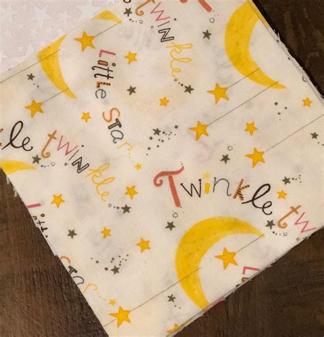 Twinkle Twinkle Little Star Message Quilt Kit - Stars Baby Shower Quil ...