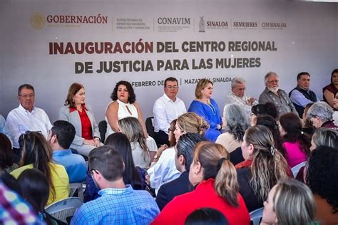 Se Inaugura En Mazatlán El Centro Regional De Justicia Para Las Mujeres