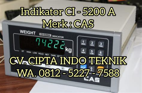 Jual Timbangan INDIKATOR CAS CI 5200 A Batching Control System