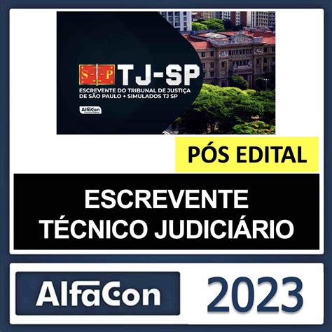 Rateio Tj Sp Escrevente P S Edital Alfacon