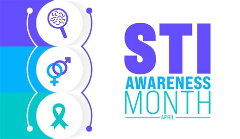 April Is Sexually Transmitted Infections Sti Awareness Month Background