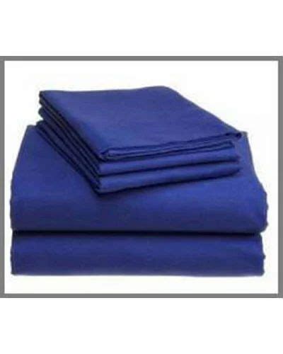 Cotton Blue Plain Color Hospital Bed Sheet At Rs 380 Piece In Surat