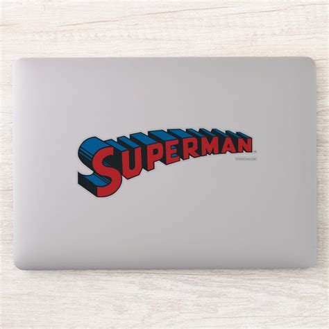 Superman | Classic Logo Sticker | Zazzle