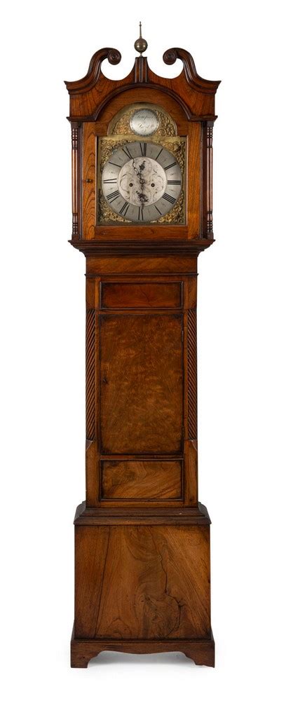 A Rare Colonial Long Case Grandfather Clock Australian Cedar