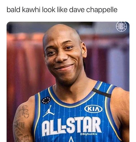 [ClipperholicsFS] Bald Kawhi look like Dave Chappelle. : r/LAClippers