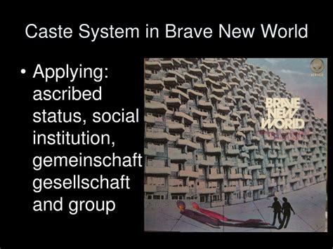 Ppt Caste System In Brave New World Powerpoint Presentation Free