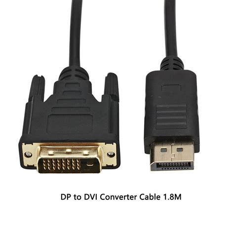 M Dp Para Dvi Hd Cabo Displayport Para Dvi Conversor De Cabo