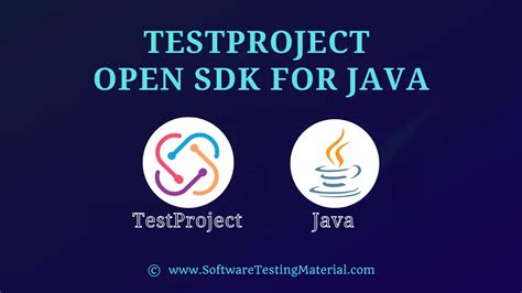 Testproject Open Sdk For Java Software Testing Material