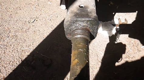 Trailer Axle Spindle Repair