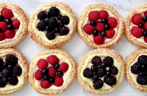 Fruit And Cream Cheese Breakfast Pastries Just A Taste