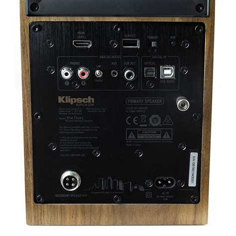 Customer Reviews Klipsch The Fives Powered Speakers With Hdmi Arc