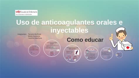 Uso De Anticoagulantes Orales E Inyectables By Marta Espinoza Vilche On