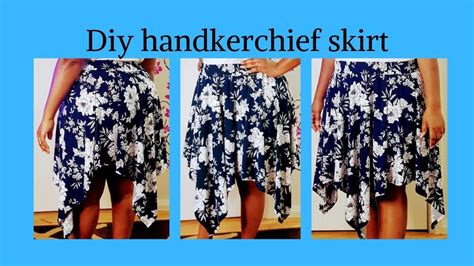 Diy Handkerchief Skirt How To Make A Square Circle Skirthandkerchief