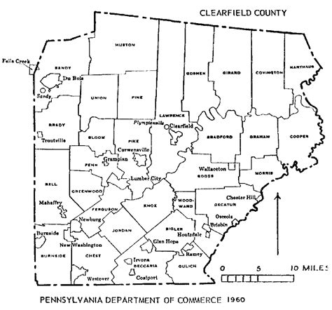 Map Of Clearfield County Pa - Shela Dominica