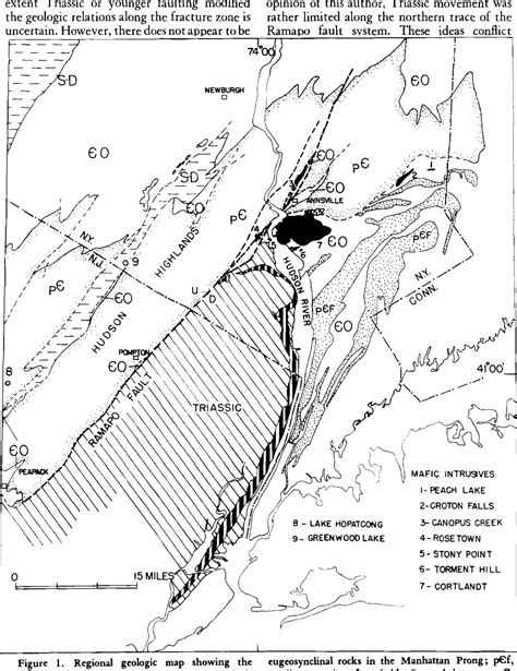 map of ramapo fault line 2
