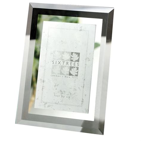 Sixtrees Stanbridge Flat Bevelled Glass 7x5 Photo Frame