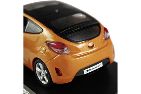 Modellauto Hyundai Veloster Orange 138 Hyundai Original Zubehör