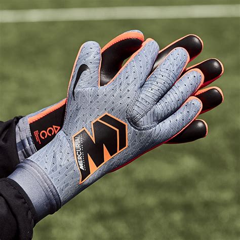 Guantes De Portero Nike Mercurial Touch Elite Azul Plata Metalizado