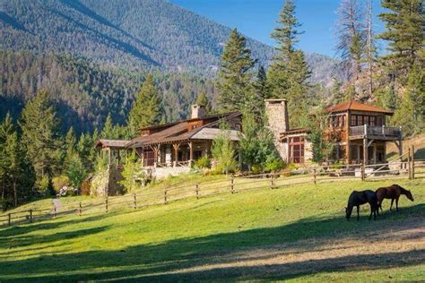 Pin By Jimmy On Home Sweet Big Creek Ranch Exterior Montana Homes