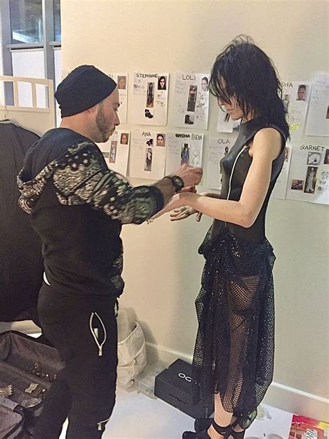 Leonid Gurevich Styling A Model For Katya Leonovich Show Model