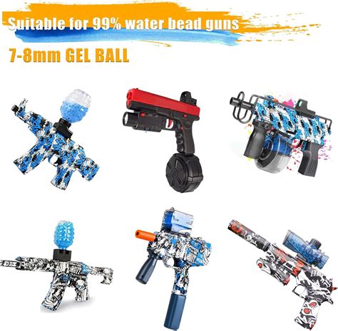 Buy Splatter Ball Gun Ammo 100000 pcs (7-8 mm, 10 Pack, 10000 Pieces ...