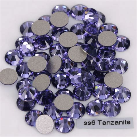 Ss Mm Tanzanite Cola Em Pedrinhas Para Nail Art