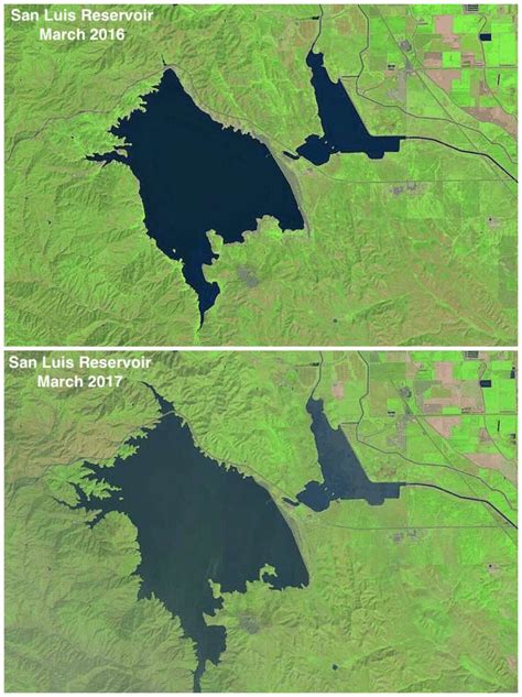 See California Reservoirs Fill Up In These Before And After Images