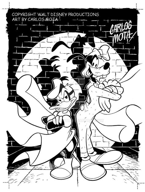 Donald Duck And Goofy By Carlosmota On Deviantart