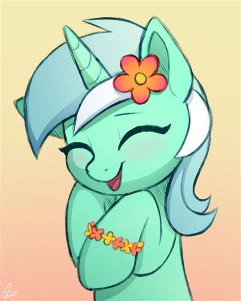 Safe Artist Luminousdazzle Derpibooru Exclusive Lyra