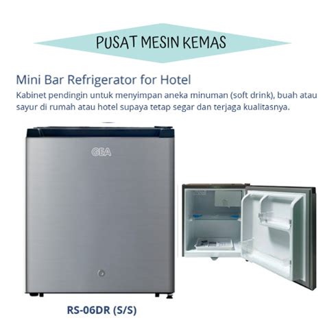 Jual Gea Mini Bar Refrigerator Hotel Kulkas Mini Stainless Gea Rs