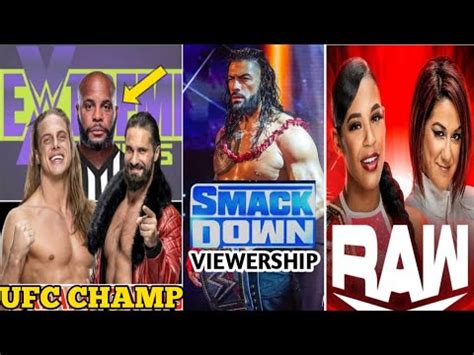 Ufc Champ Daniel Cormier In Wwe Smackdown Viewership Raw Preview Roman