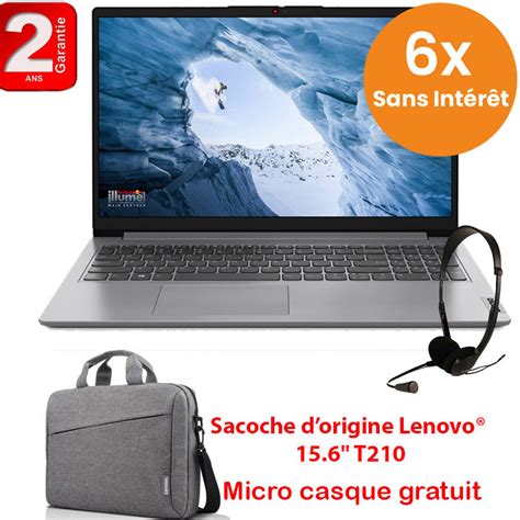 Pc Portable Lenovo Ideapad I G N Go Go Ssd W Au Meilleur