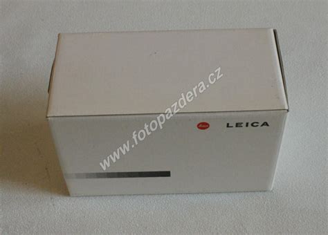 Leica Motor M Krabice Dalekohledy Digit Ln Fotoapar Ty Foto Bazar