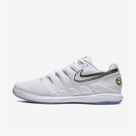 Nike Mens Air Zoom Vapor X Tennis Shoes - White/Black/Canary ...