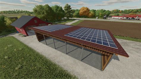 WOOD SHED WITH SOLAR V1.0.0.4a – FS22 mod