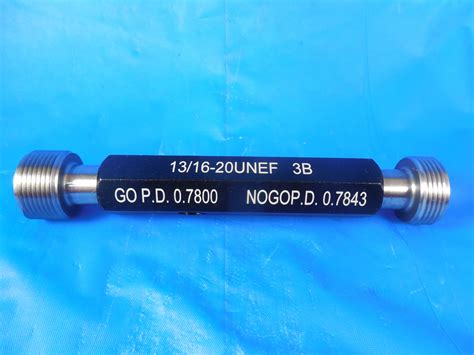 New Unef B Thread Plug Gage Go No Go P D S