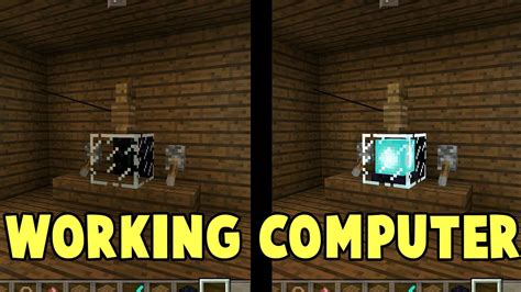 WORKING COMPUTER IN MCPE Command Block Trick Minecraft PE 1 0 5